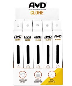 AVD White 180mAh 0.5mL Disposable Vape Pen w/ 2mm Aperture